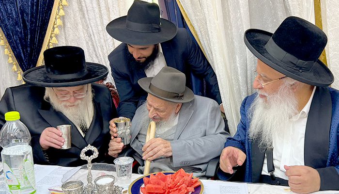 שבע ברכות האדמור מתולדות אהרן